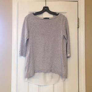 White House Black Market split back sweater